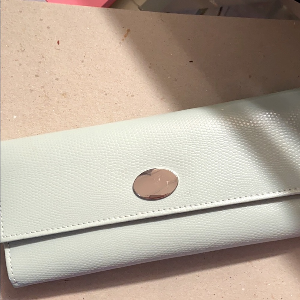 Pottery Barn traveling jewelry case.
